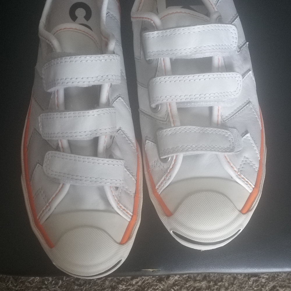 CONVERSE KOCHE X JACK PURCELL LOW TOP  WHITE LUNAR ROCK SNEAKERS  (Size 7.5,)